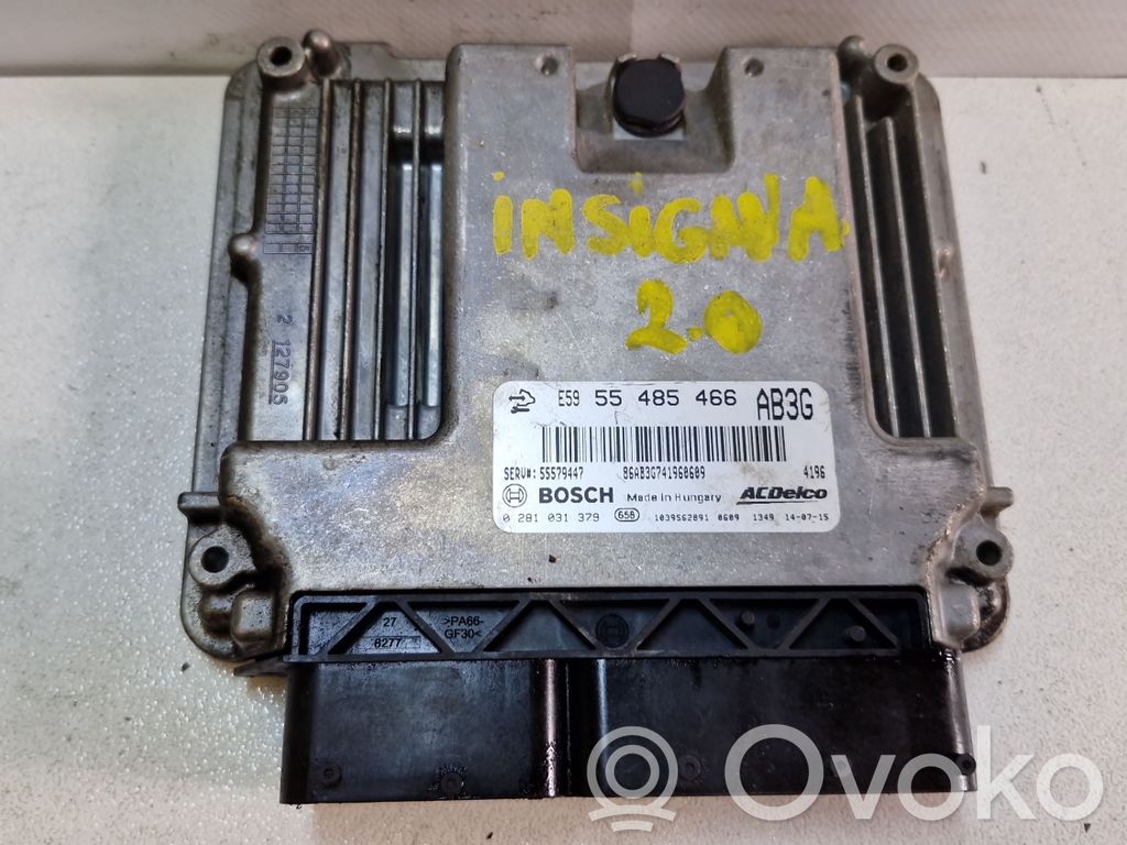 Opel Insignia A Unitate/modul de control motor 