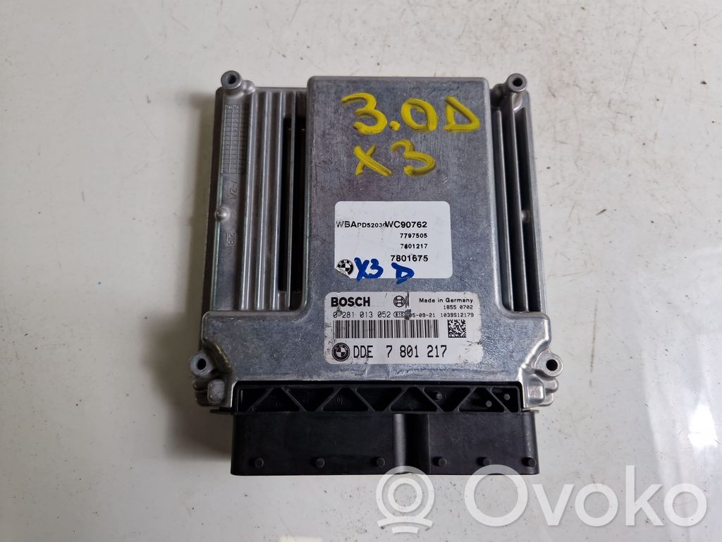 BMW X3 E83 Unitate/modul de control motor 
