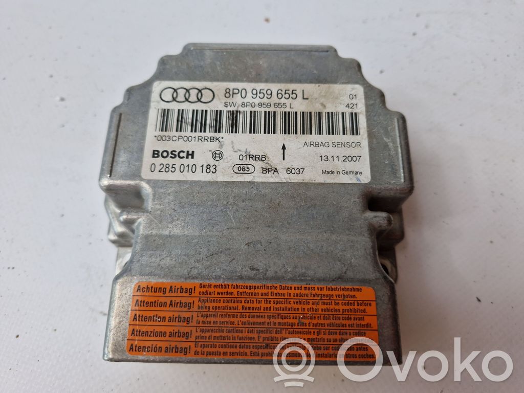 Audi A3 S3 8P Unitate/modul de comandă airbaguri 