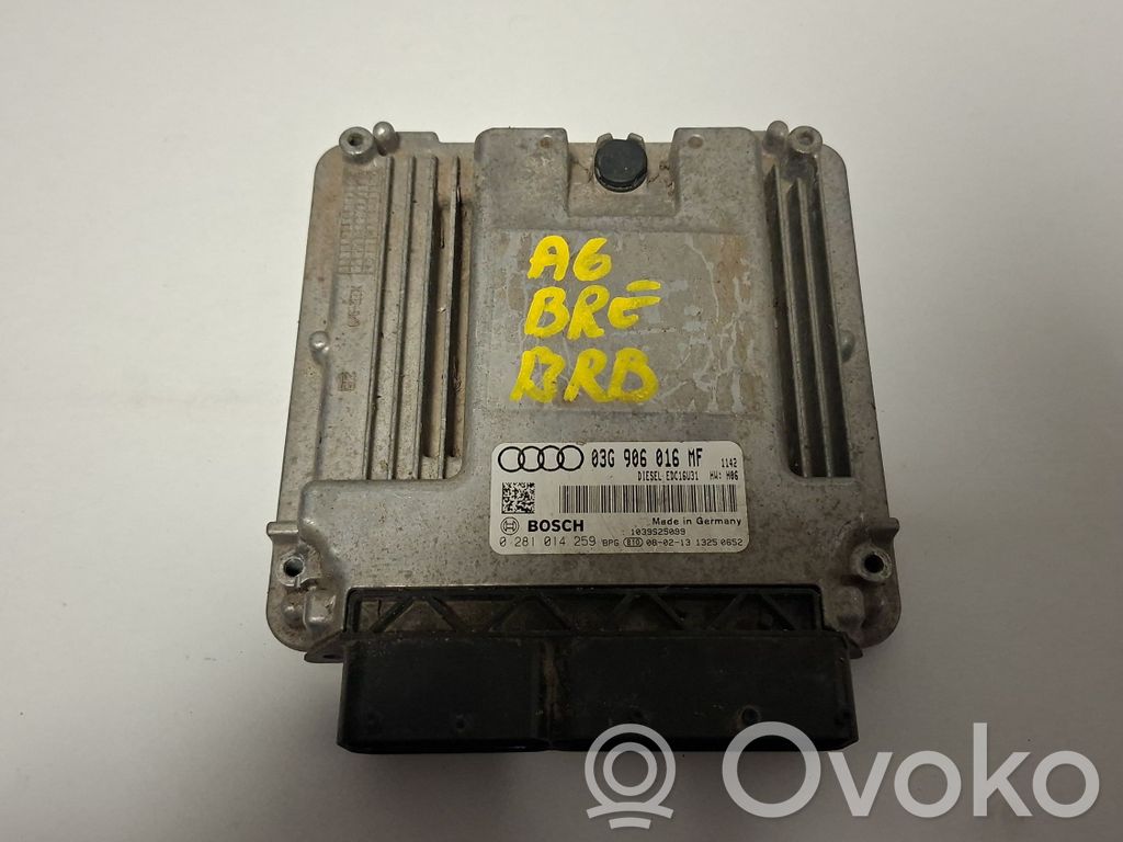 Engine control unit/module   03G906016MF,0281014259