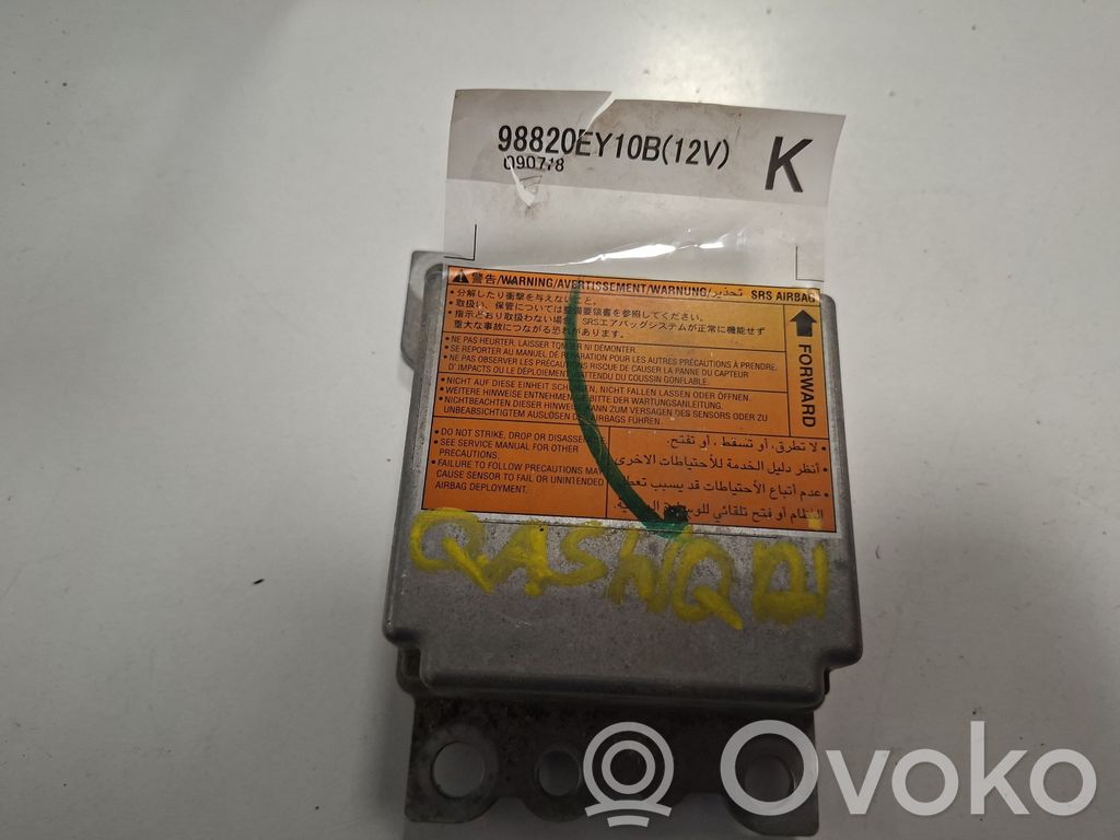 Nissan Qashqai Sterownik / Moduł Airbag 