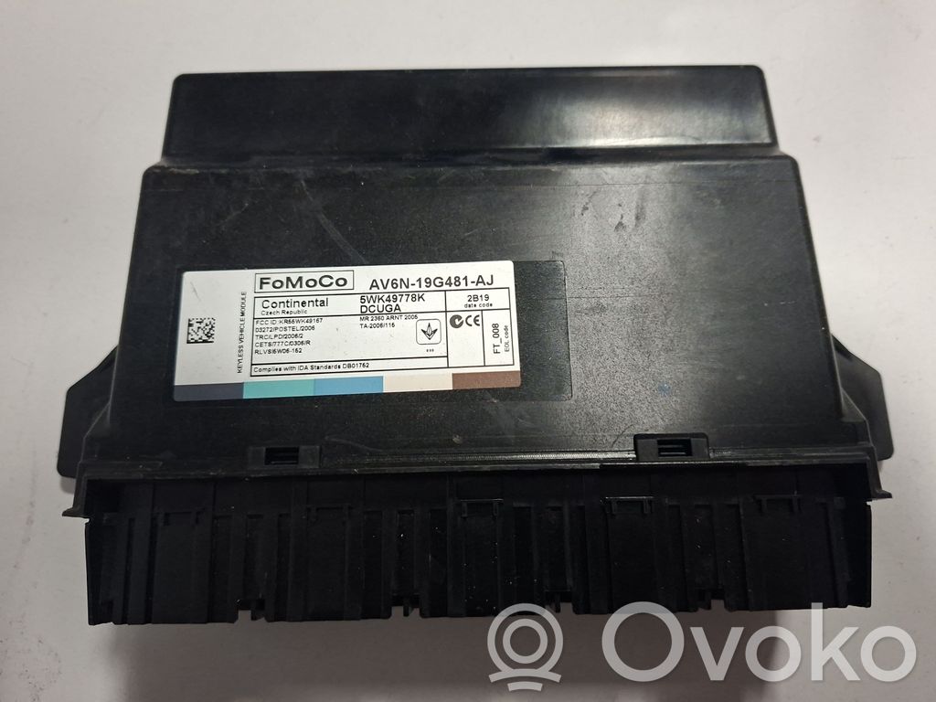 Module confort   AV6N19G481AJ,5WK49778K