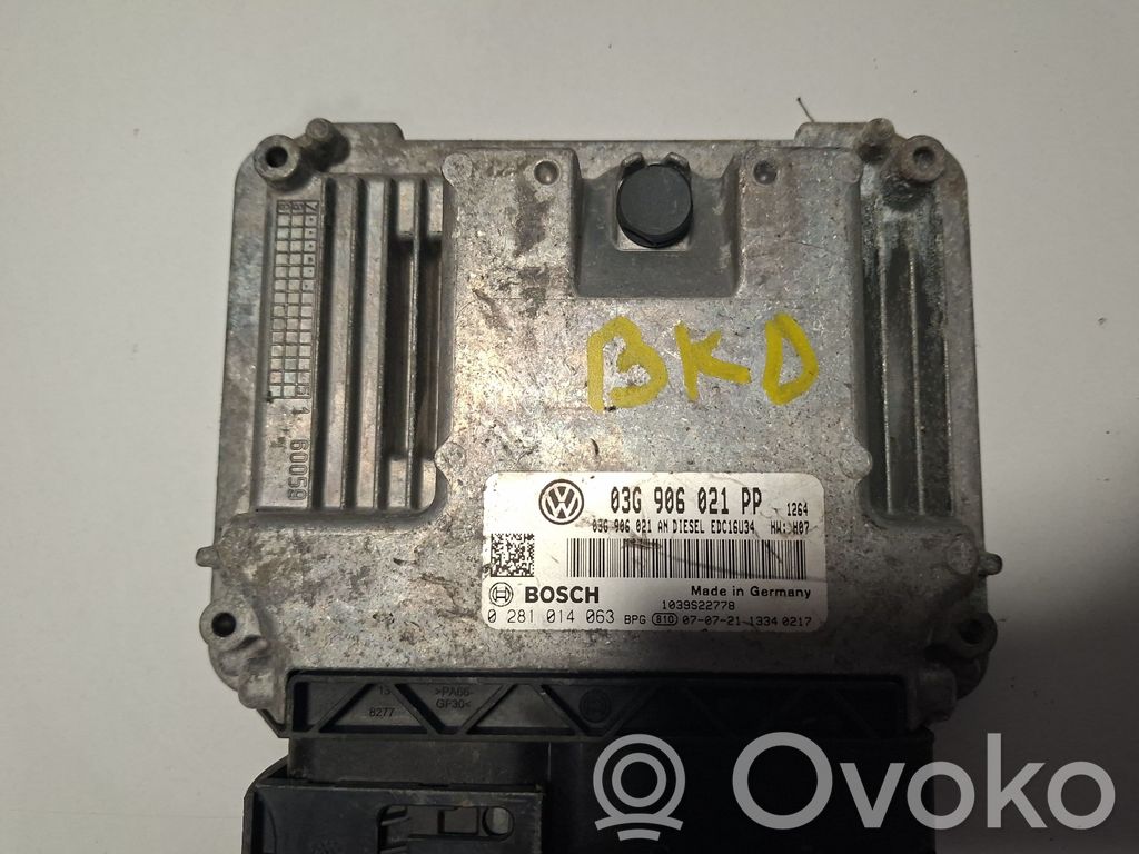 Skoda Octavia Mk2 (1Z) Unitate/modul de control motor 