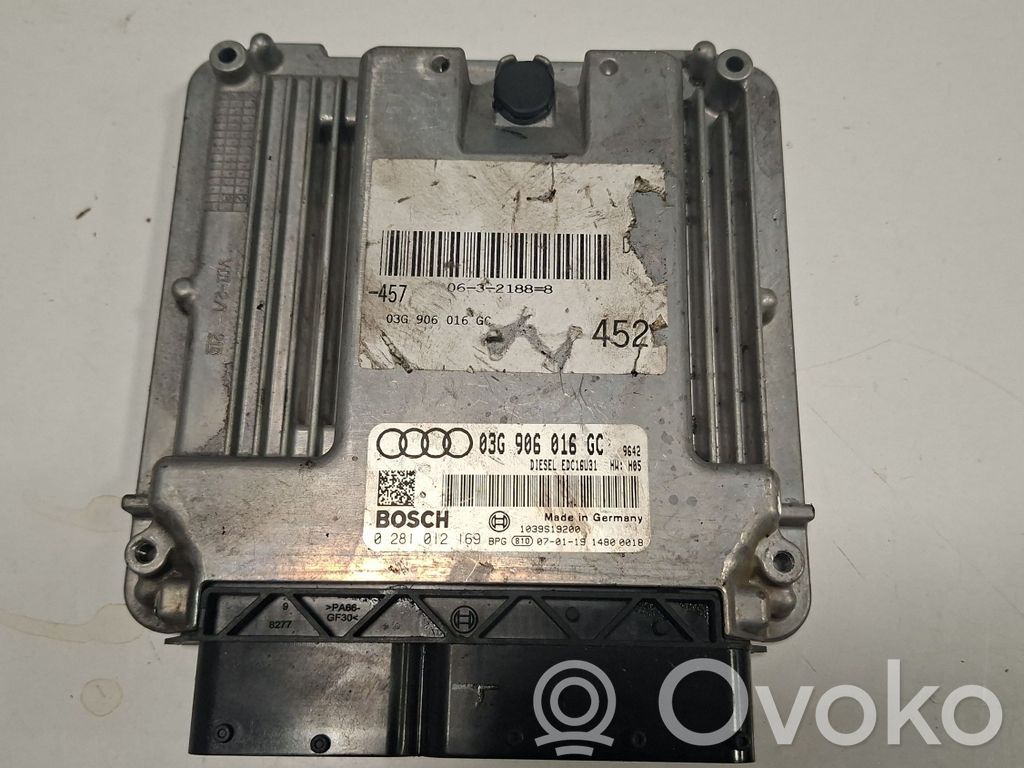 Engine control unit/module   03G906016GC,0281012169