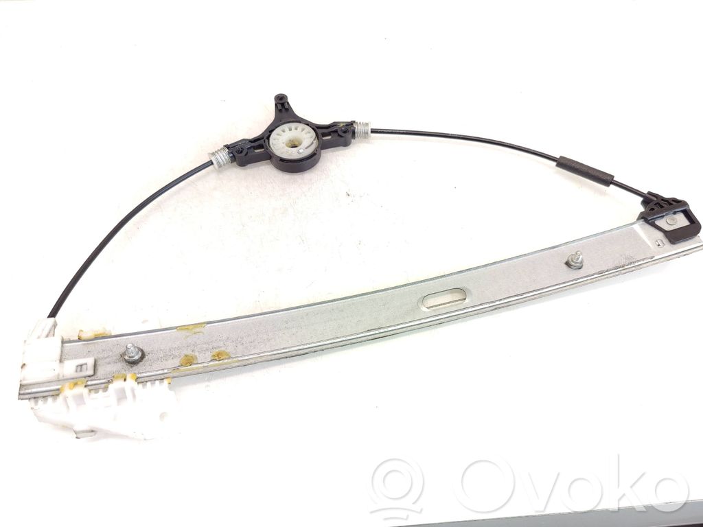Front window lifting mechanism without motor