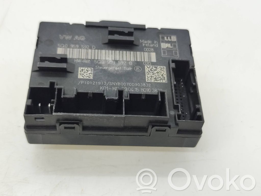 Audi A3 S3 8V Door control unit/module 