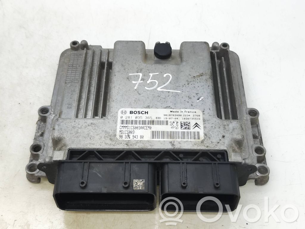 Peugeot Partner III Unitate/modul de control motor 