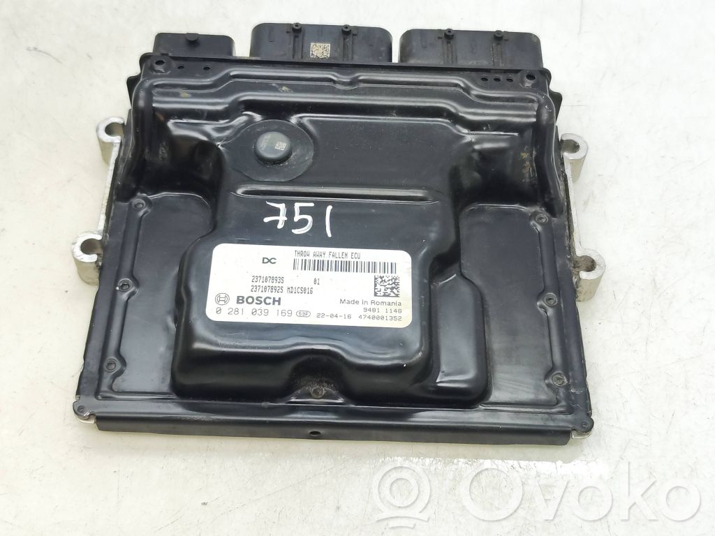 Renault Trafic III (X82) Unitate/modul de control motor 