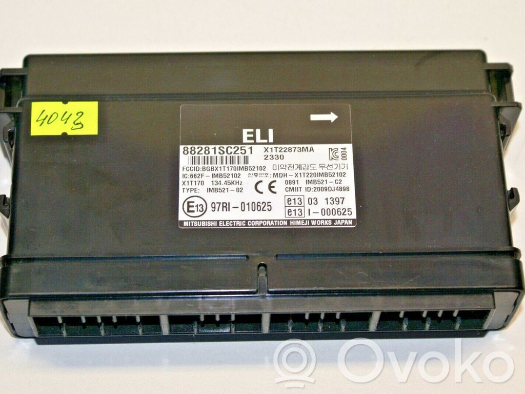 Subaru Forester SH Engine control unit/module ECU 