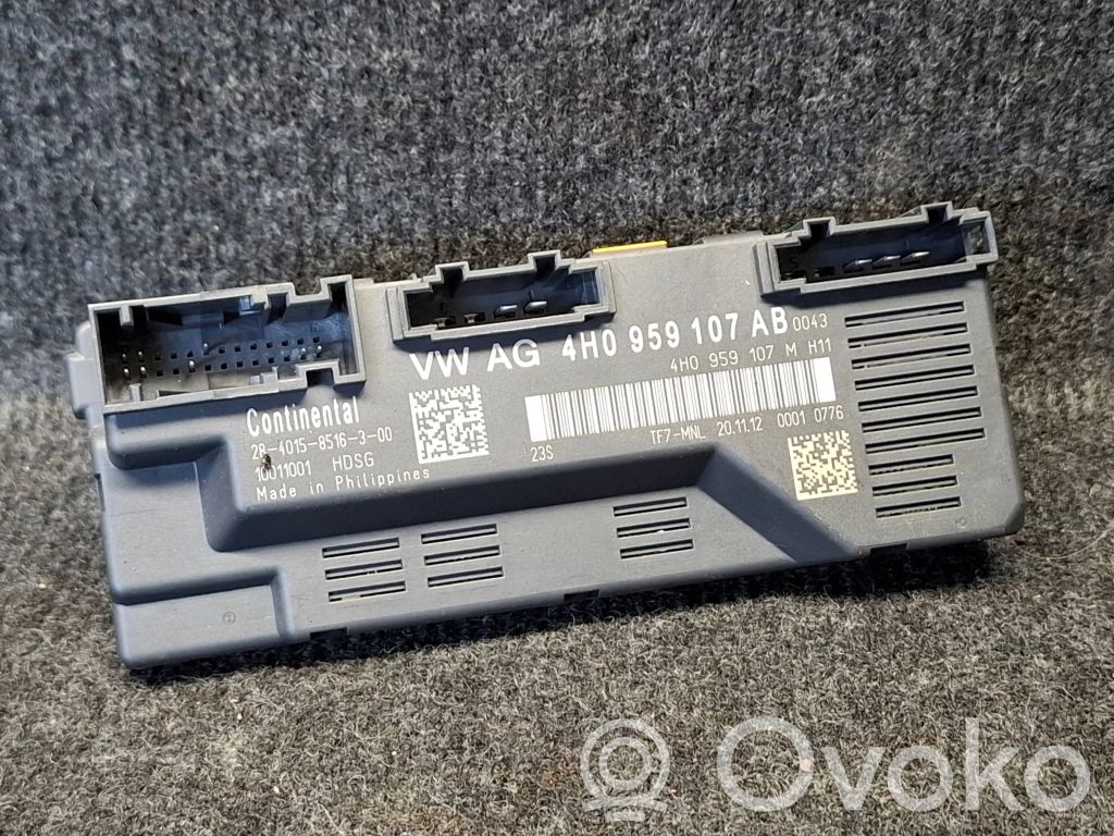 Tailgate/trunk control unit/module   4H0959107AB,4H0959107M