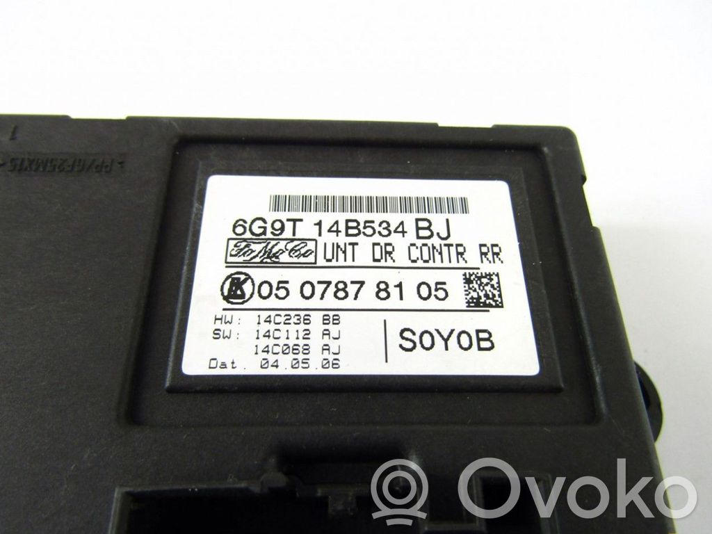 Other control units/modules   6G9T,14B534BJ