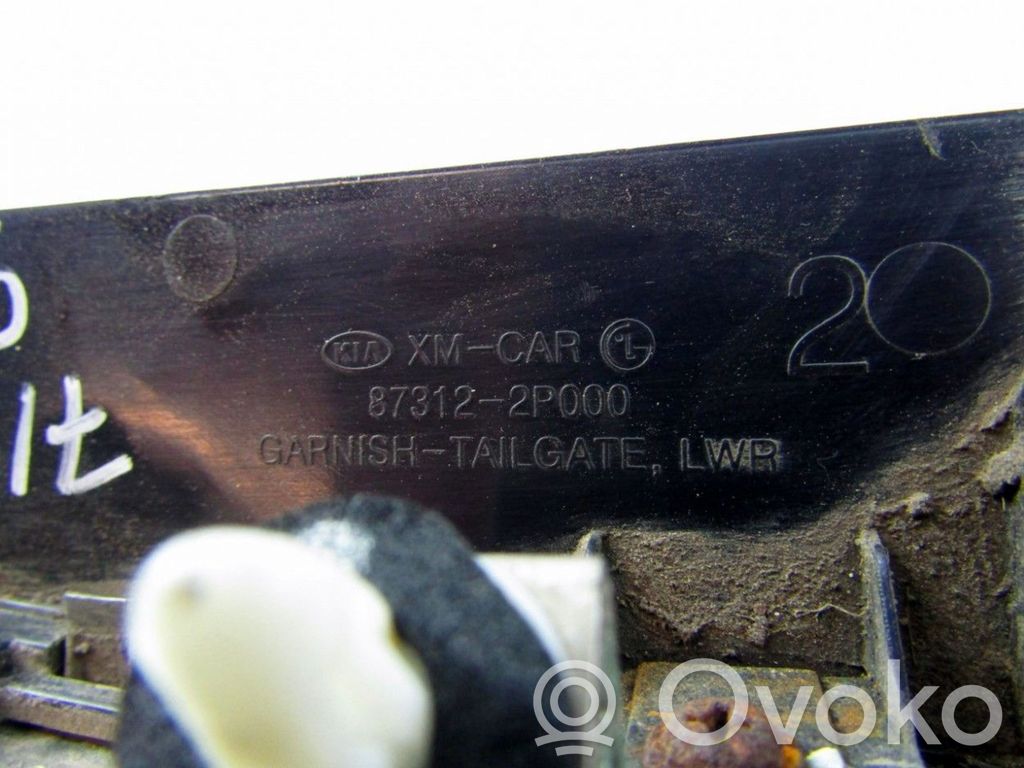 KIA Sorento Rekisterikilven valo 