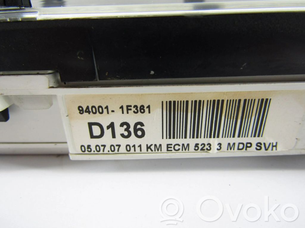Speedometer (instrument cluster)   940011F361