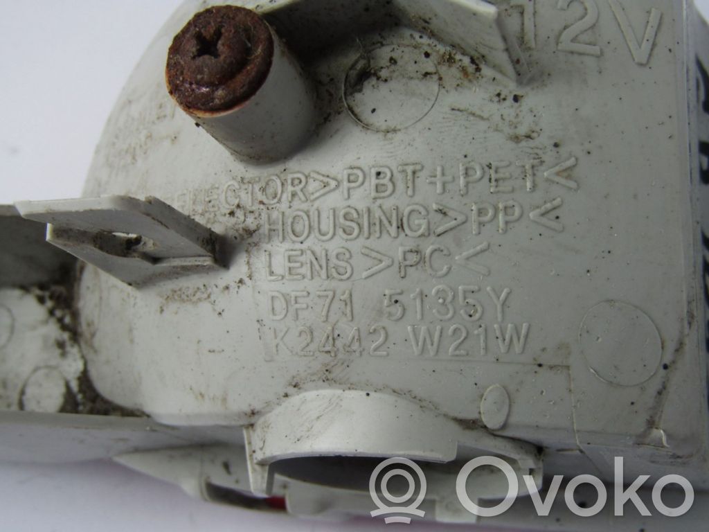 Mazda 2 Rear tail light reflector 