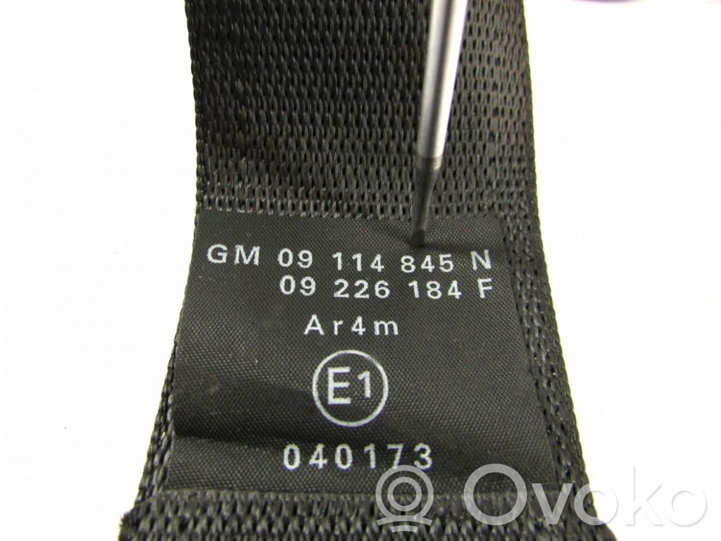 Cinturón trasero   GM09114845N,09226184F