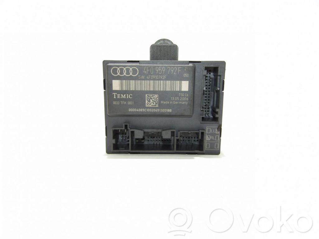 Other control units/modules   4F0959792F