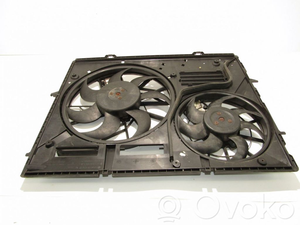 Volkswagen Touareg I Suport ventilator radiator 