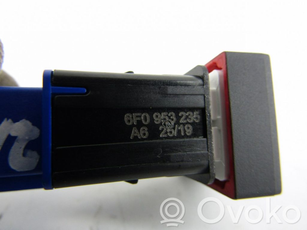 Botón interruptor de luz de peligro   6F0953235