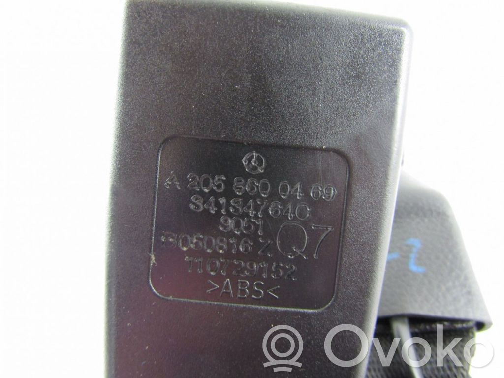 Mercedes-Benz C W205 Bridă fixare centură de siguranță spate 