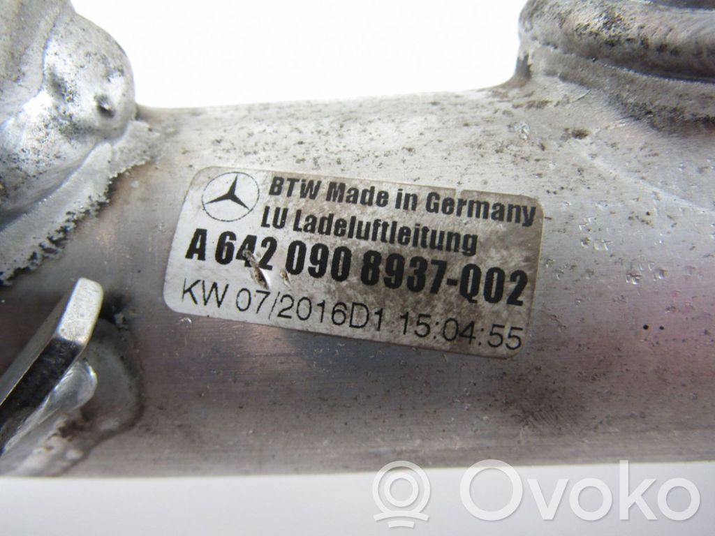 Mercedes-Benz GLE (W166 - C292) Canale guida dell’aria dell’intercooler