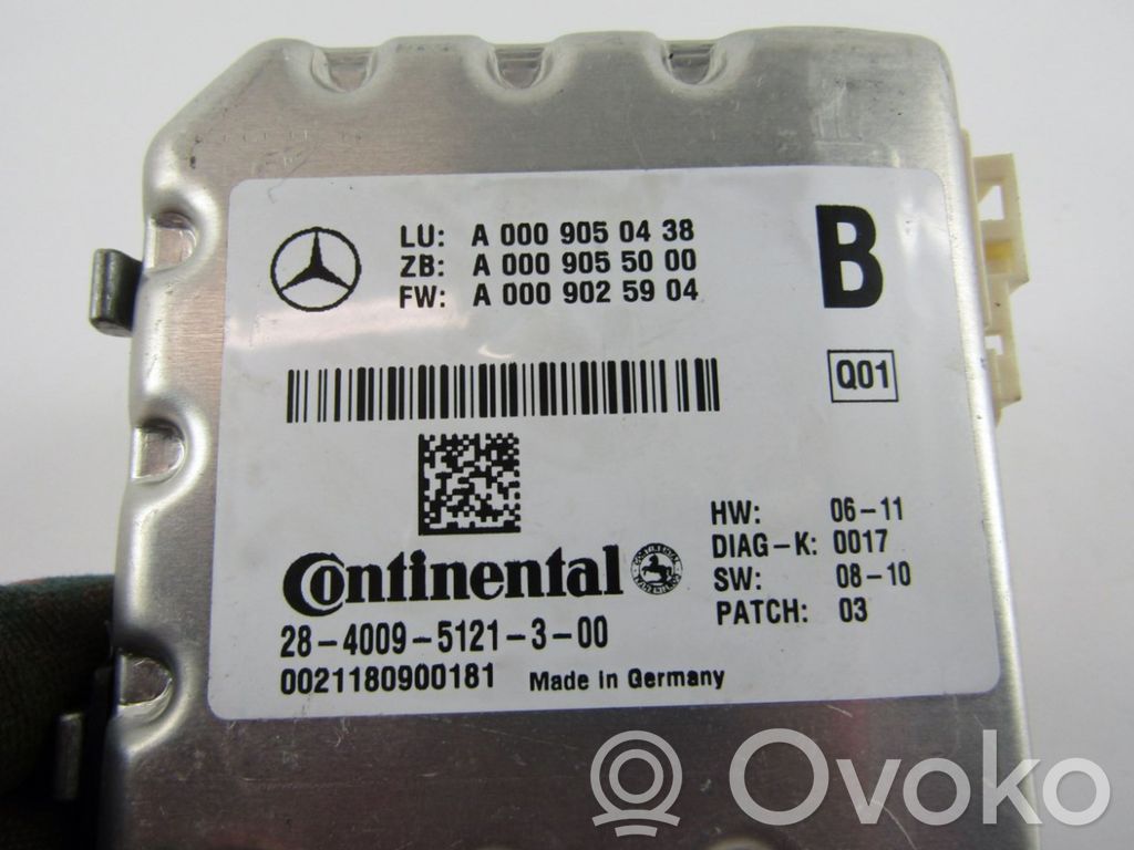 Mercedes-Benz C W204 Alte unități/module de control 