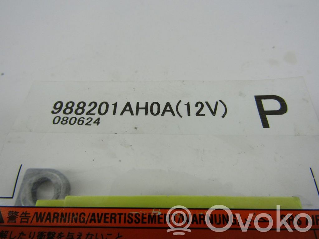 Unidad de control/módulo del Airbag   988201AH0A