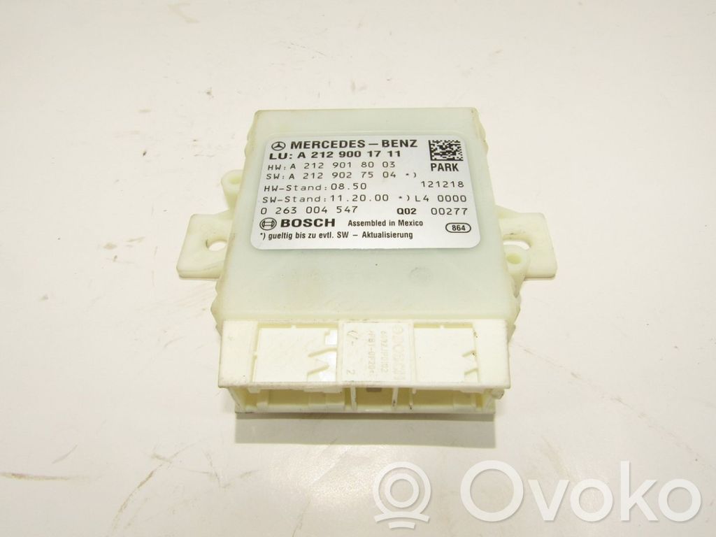 Pysäköintitutkan (PCD) ohjainlaite/moduuli   A2129018003,A2129001711