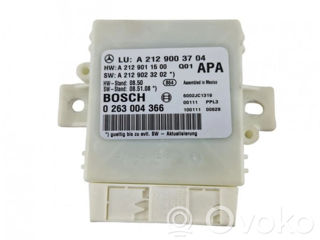 Unité de commande, module PDC aide au stationnement   A2129003704