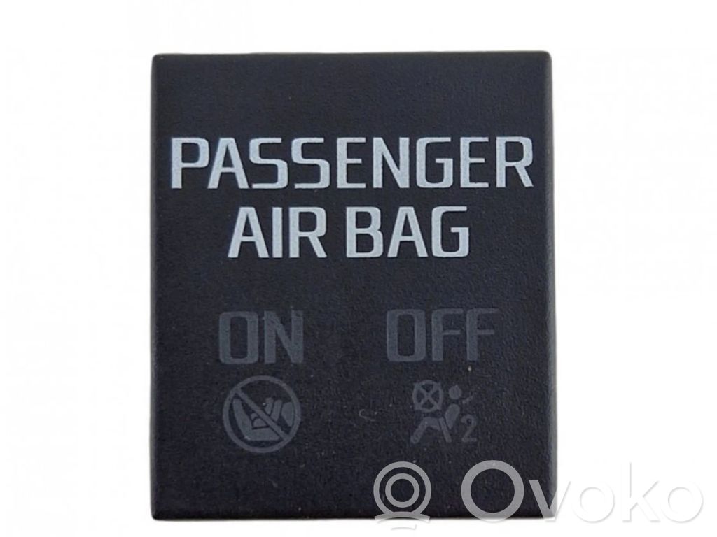 Skoda Yeti (5L) Interruttore airbag passeggero on/off