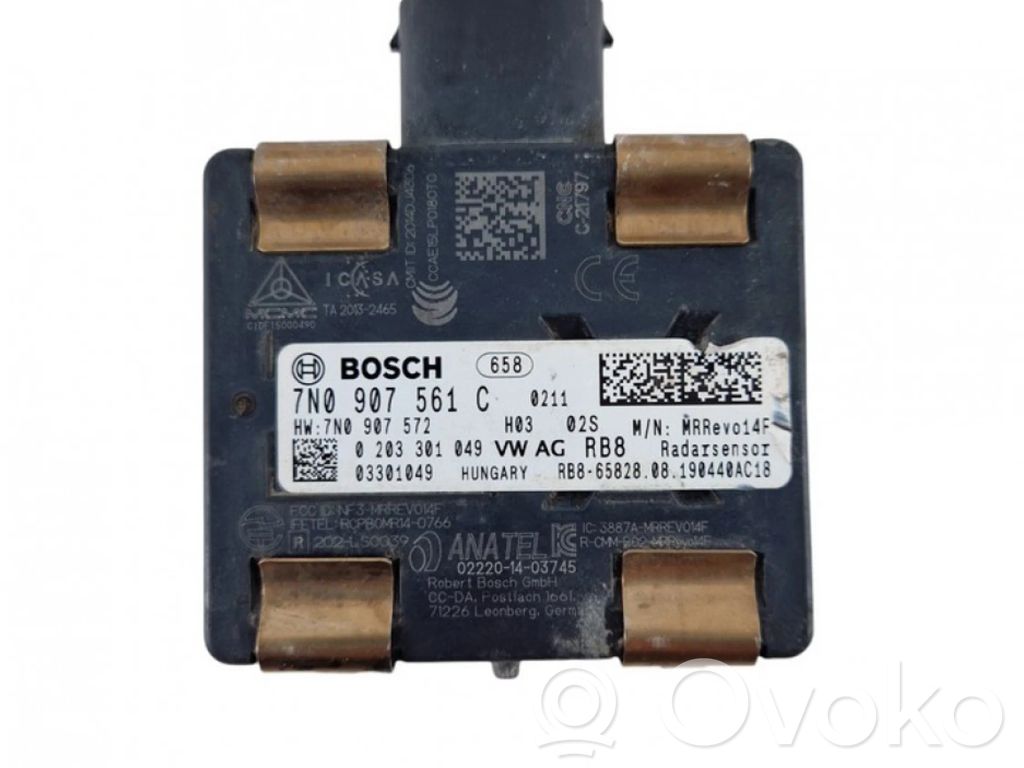 Sensor de radar Distronic   7N0907561C