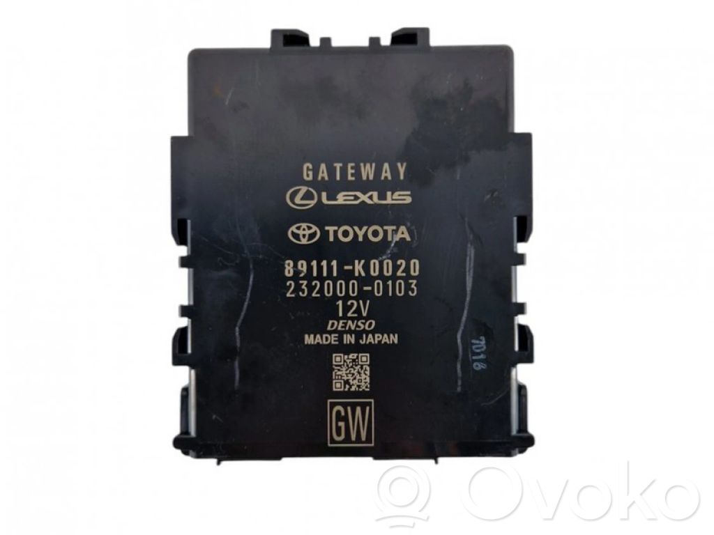 Toyota Yaris XP210 Módulo de control Gateway 