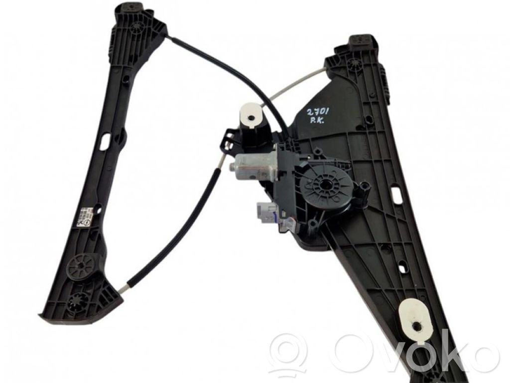 Opel Corsa F Mechanizm podnoszenia szyby przedniej bez silnika 
