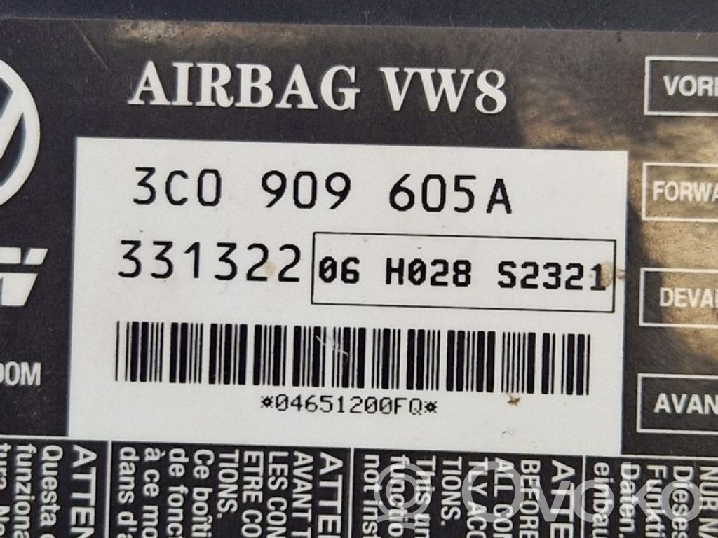 Centralina/modulo airbag   3C0909605A,3C0909605A