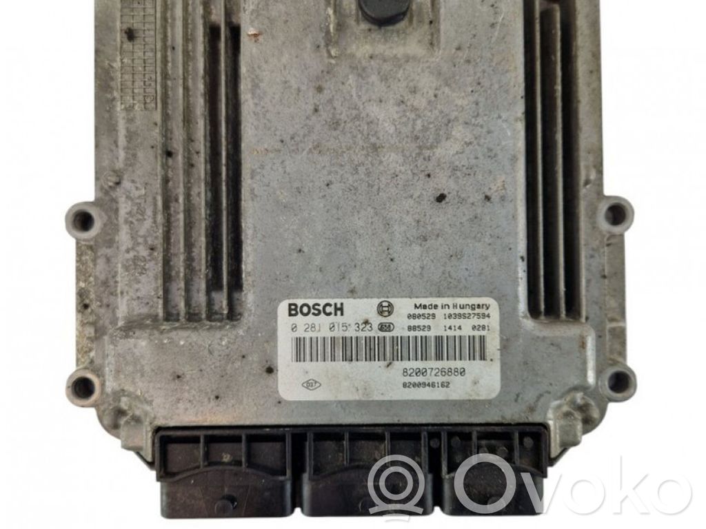 Moottorin ohjainlaite/moduuli   0281015323,1039S27594,8200726880