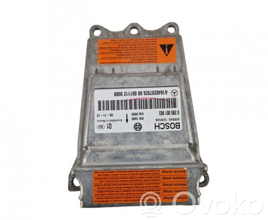 Mercedes-Benz ML W164 Unitate/modul de comandă airbaguri 