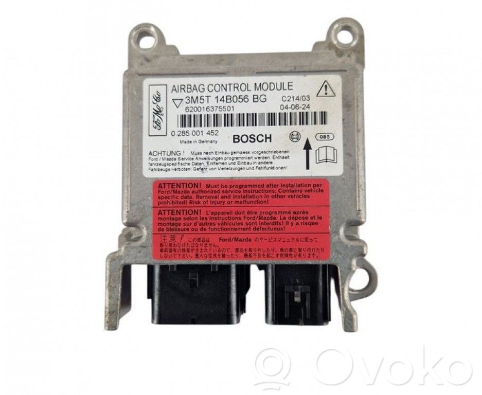 Centralina/modulo airbag   3M5T14B056BG,0285001452
