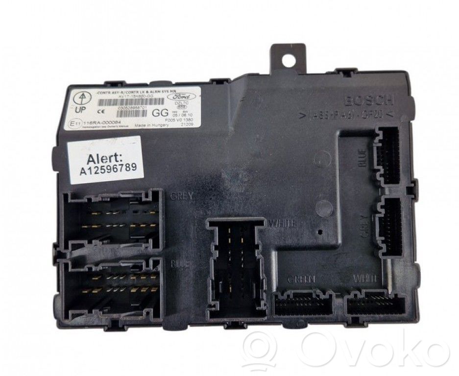 Ford B-MAX Other control units/modules 