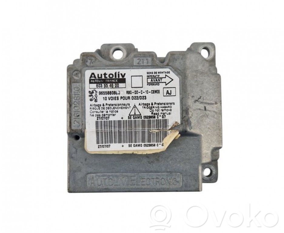 Module de contrôle airbag   603554600,9655880880