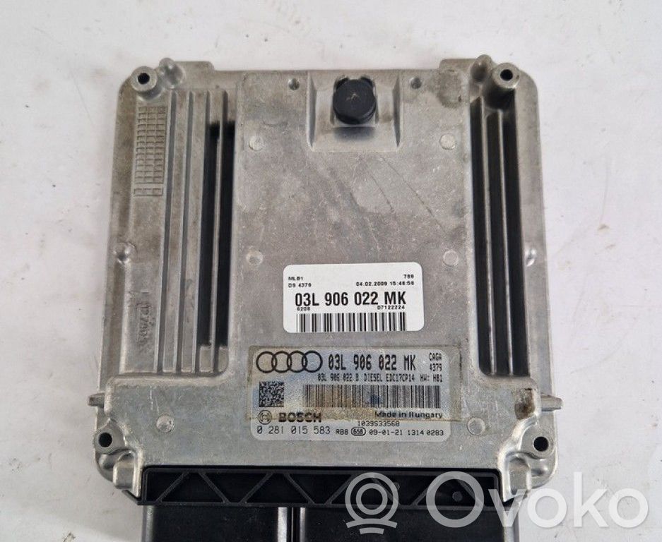 Unitate/modul de control motor   03L906022MK,03L906022MK,03L906022MK,0281015583,83L906822B