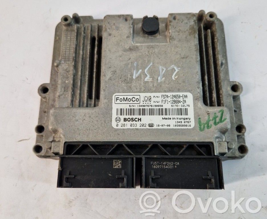 Engine control unit/module   FS7A12A650EAA,FS7A12A650EAA,FS7A12A650EAA,0281033202