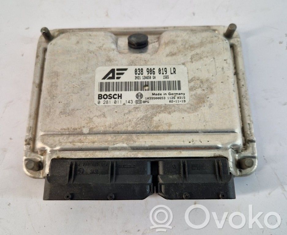 Unidad de control/módulo del motor   038906019LR,038906019LR,038906019LR,0281011143,3M2112A650GA