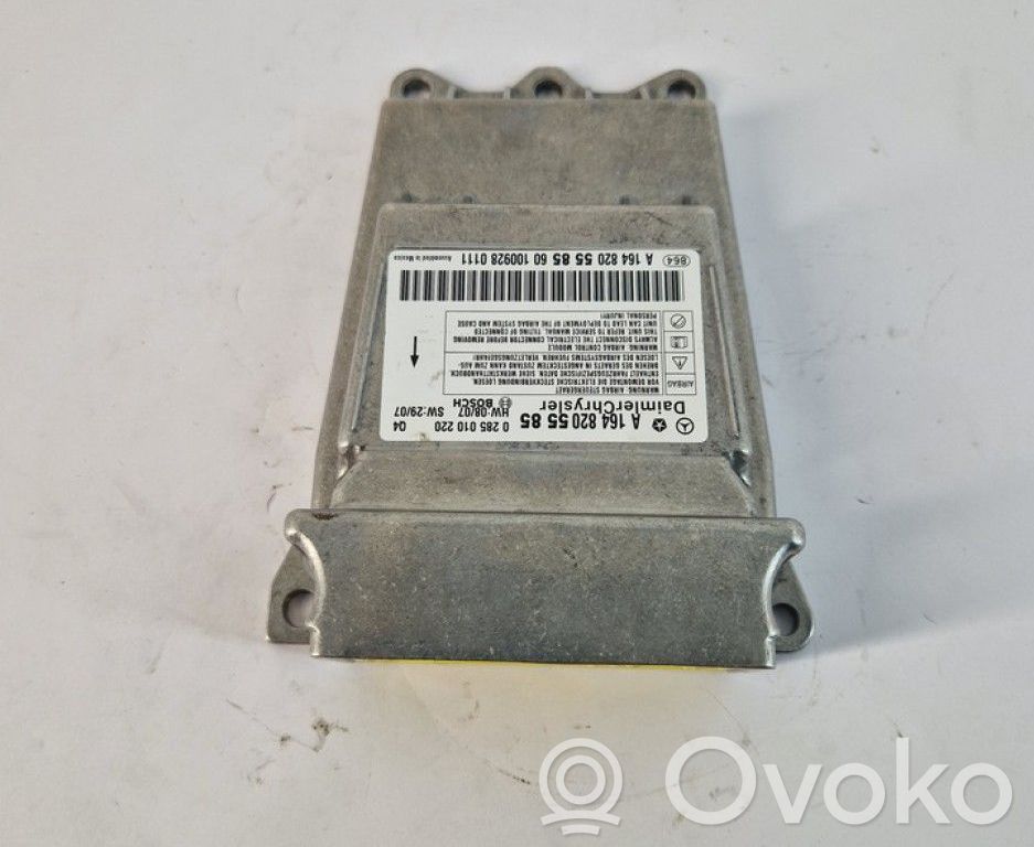 Mercedes-Benz ML W164 Unitate/modul de comandă airbaguri 