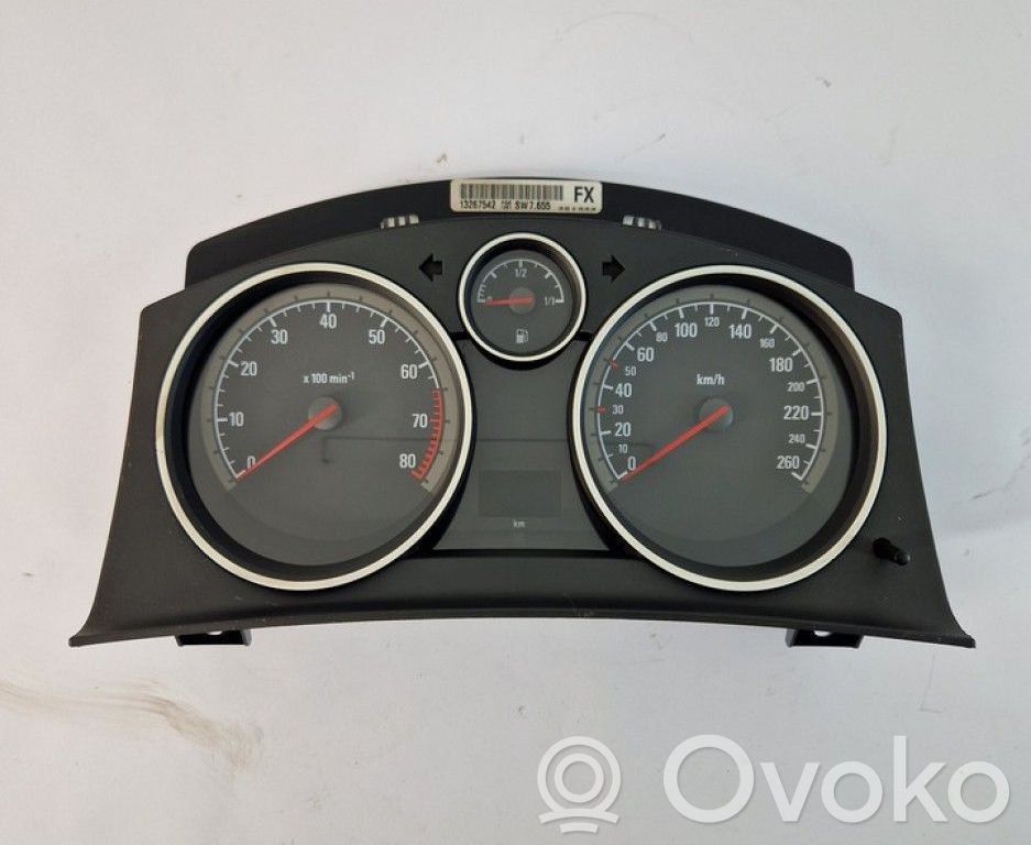 Opel Astra H Tachimetro (quadro strumenti) 