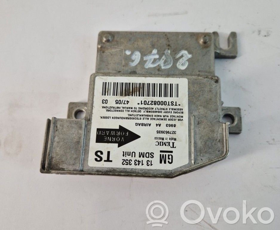 Opel Combo C Airbag control unit/module 