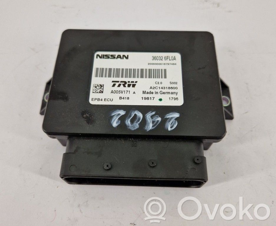 Nissan Qashqai Module de commande de frein à main 