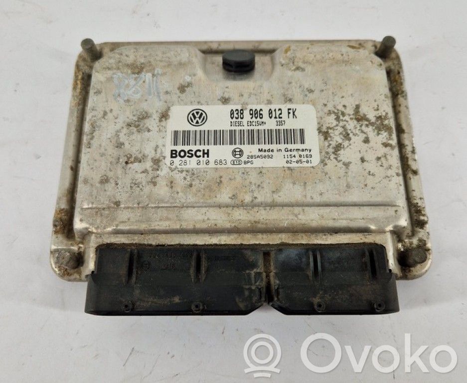 Engine control unit/module   038906012FK,038906012FK,038906012FK,0281010683
