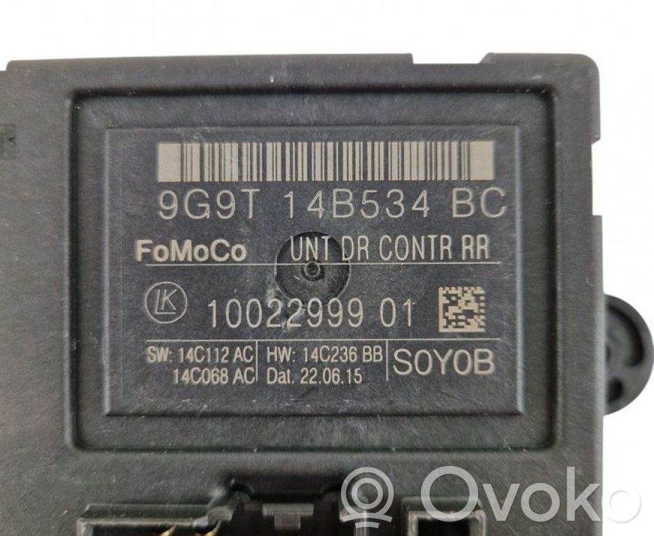 Unité de commande module de porte   10022999,10022999,10022999,1002299901,9G9T14B534BC