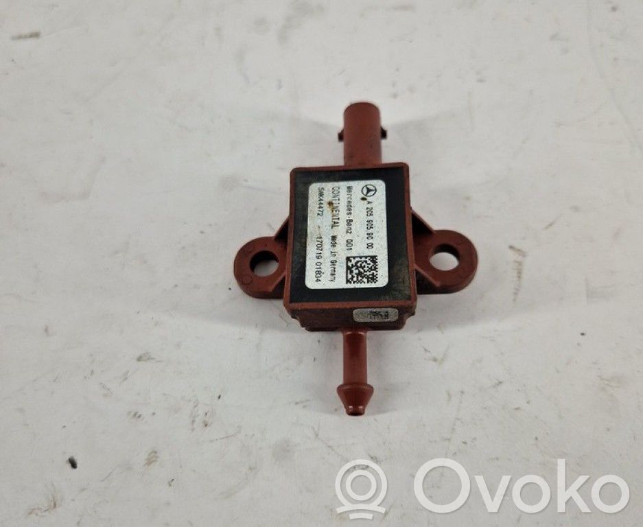 Mercedes-Benz C W205 Sensor impacto/accidente para activar Airbag 