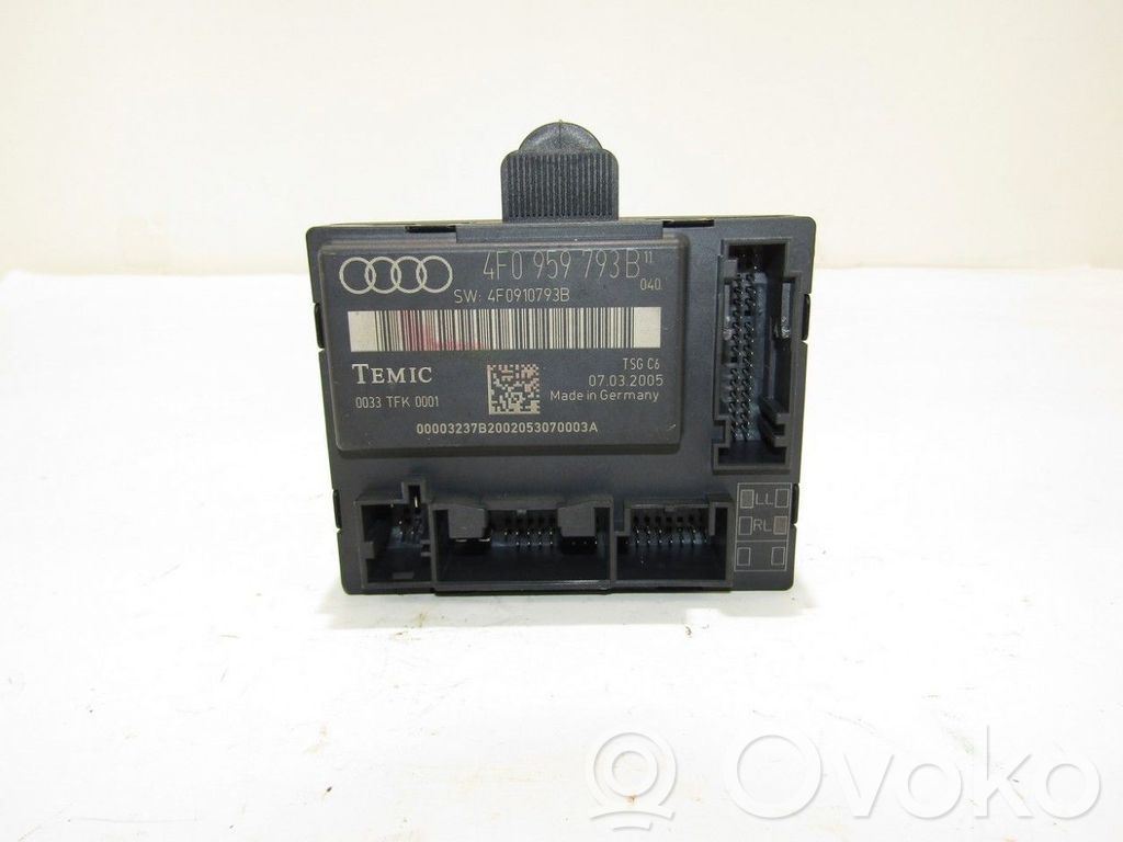 Unité de commande module de porte   4F0959793B,4F0959793B,4F0959793B