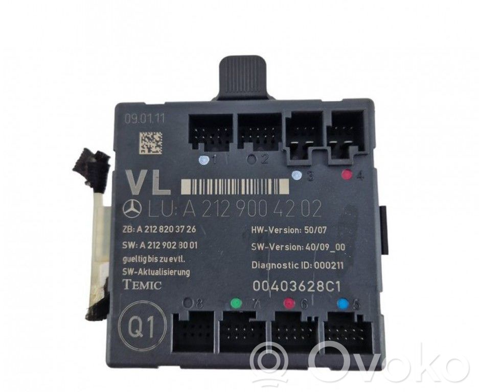 Mercedes-Benz GLK (X204) Centralina/modulo portiere